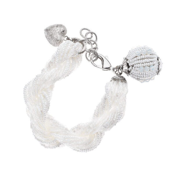 Ottaviani Bijoux Bracciale Torchon colore bianco da Donna total white ref. 470557