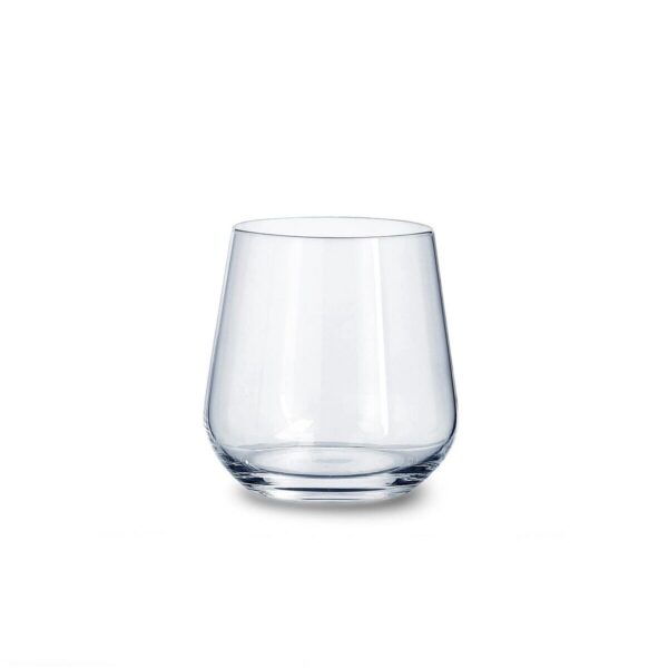 Set 2 bicchieri acqua o rum 29cl Vetro Trasparente Bohemia Crystal "Sorgiva"